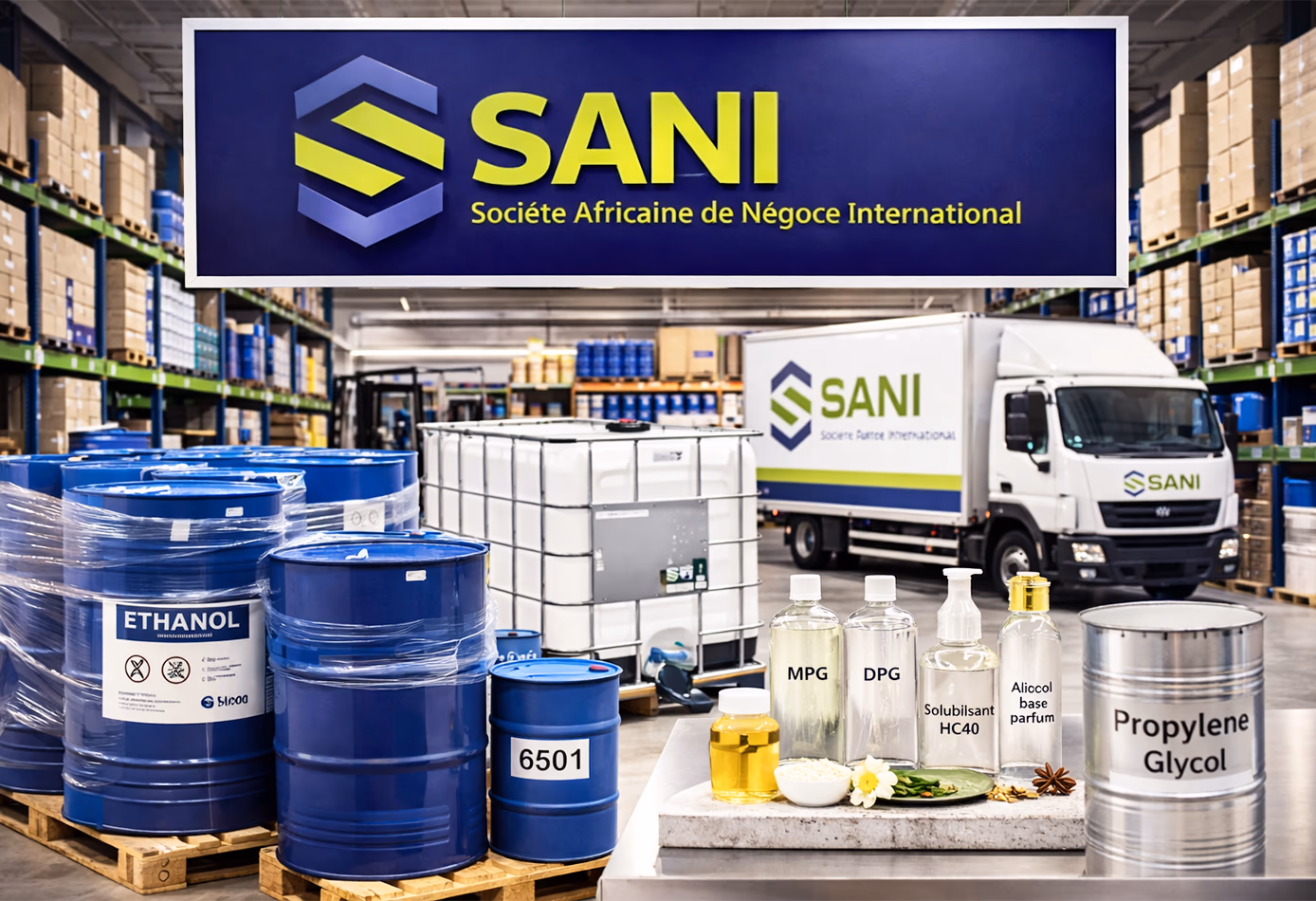 SANI AFRIQUE - Matières premières pour parfumerie